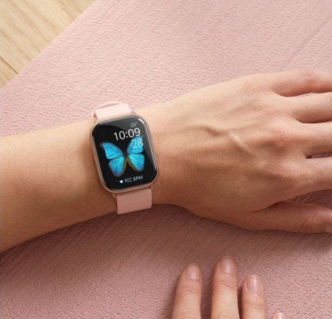 Smartwatch Gravity Różowy Pasek + Bransoleta GT43-1