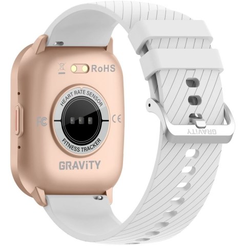Smartwatch Gravity Różowy Pasek + Bransoleta GT43-4