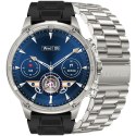 Smartwatch Gravity Srebrny Pasek + Bransoleta GT41-3
