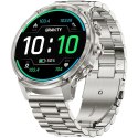 Smartwatch Gravity Srebrny Pasek + Bransoleta GT41-3