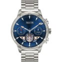 Smartwatch Gravity Srebrny Pasek + Bransoleta GT41-3