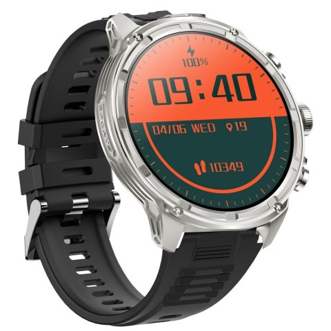 Smartwatch Gravity Srebrny Pasek + Bransoleta GT41-3