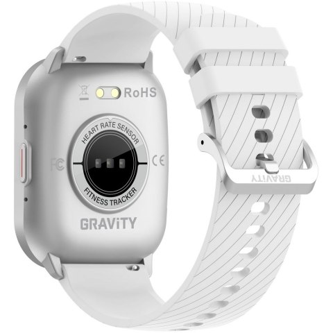 Smartwatch Gravity Srebrny Pasek + Bransoleta GT43-2