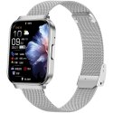 Smartwatch Gravity Srebrny Pasek + Bransoleta GT44-4