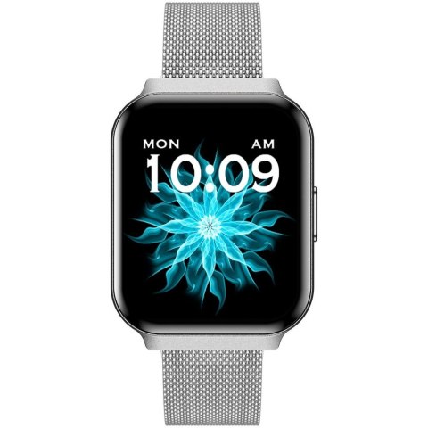 Smartwatch Gravity Srebrny Pasek + Bransoleta GT44-4