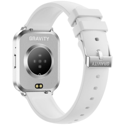 Smartwatch Gravity Srebrny Pasek + Bransoleta GT44-4