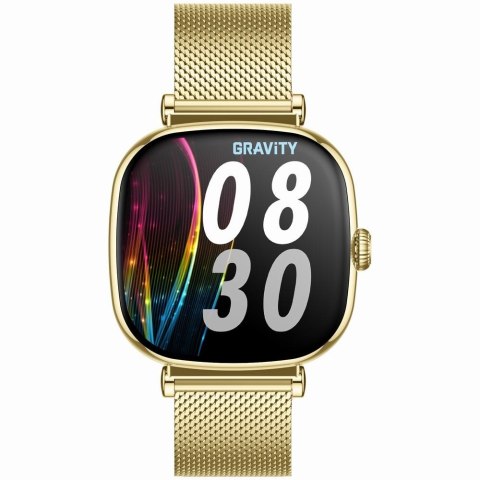 Smartwatch Gravity Złoty Bransoleta + Pasek GT32-1