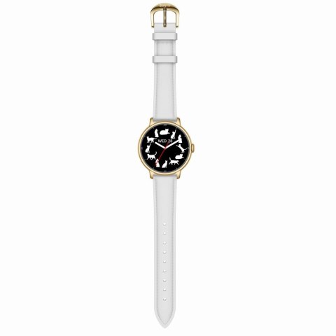 Smartwatch Gravity Złoty Bransoleta + Pasek GT33-2