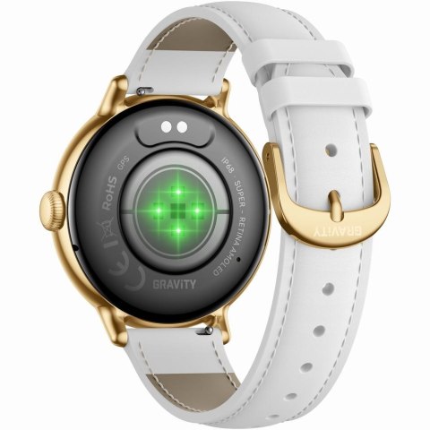 Smartwatch Gravity Złoty Bransoleta + Pasek GT33-2