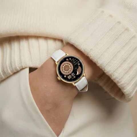 Smartwatch Gravity Złoty Bransoleta + Pasek GT33-2
