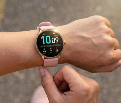 Smartwatch Gravity Złoty Pasek + Bransoleta GT31-1