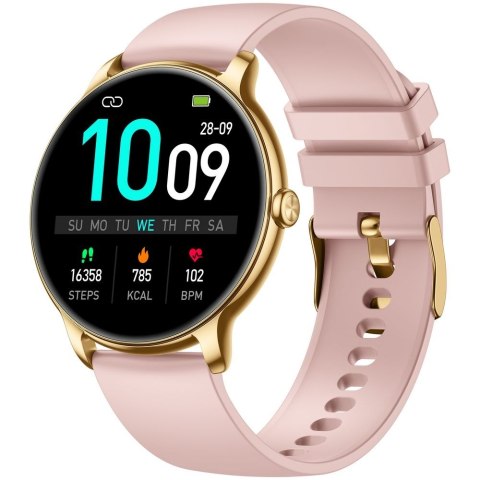Smartwatch Gravity Złoty Pasek + Bransoleta GT31-1