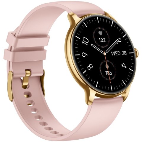 Smartwatch Gravity Złoty Pasek + Bransoleta GT31-1