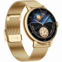 Smartwatch Gravity Złoty Pasek + Bransoleta GT33-1