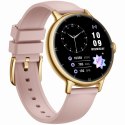 Smartwatch Gravity Złoty Pasek + Bransoleta GT33-1