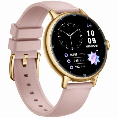 Smartwatch Gravity Złoty Pasek + Bransoleta GT33-1