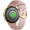 Smartwatch Gravity Złoty Pasek + Bransoleta GT33-1