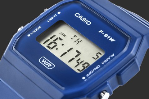 Zegarek CASIO Unisex F-91WB-2A1EF + BOX