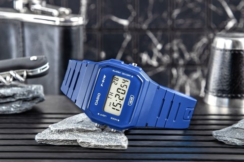 Zegarek CASIO Unisex F-91WB-2A1EF + BOX