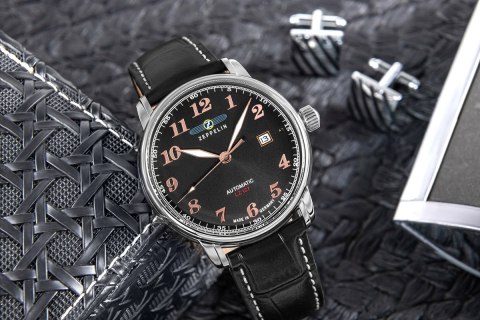Zegarek Męski ZEPPELIN LZ127 Graf Zeppelin Automatik 7656-2 + BOX