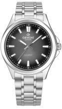 Zegarek Męski Giewont Elegance Sapphire Srebrno Czarny GW5160-B2