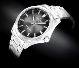 Zegarek Męski Giewont Elegance Sapphire Srebrno Czarny GW5160-B2
