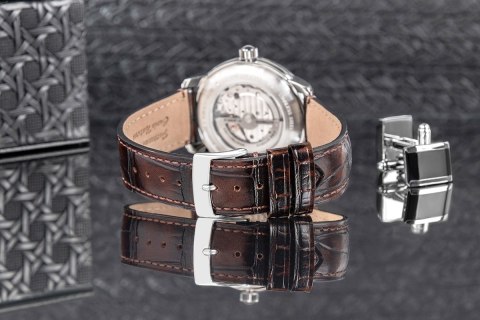 Zegarek Męski ZEPPELIN LZ120 Open Heart Automatic 8166-4 + BOX