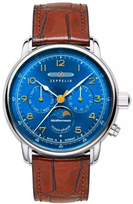 Zegarek Męski ZEPPELIN Mediterranee Moonphase 9636-3 + BOX