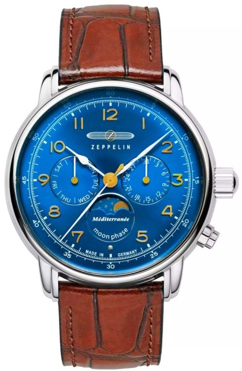 Zegarek Męski ZEPPELIN Mediterranee Moonphase 9636-3 + BOX