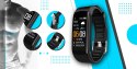 Smartwatch GIEWONT Czarno Niebieski 2 Paski GW200-7