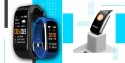 Smartwatch GIEWONT Czarno Niebieski 2 Paski GW200-7