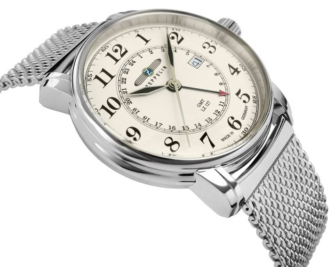 Zegarek Męski ZEPPELIN LZ127 Graf Zeppelin GMT 7642M-5 + BOX
