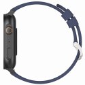 Smartwatch Damski GRAVITY GT15-12 Granatowy Pasek Silikonowy + Czarna Bransoleta