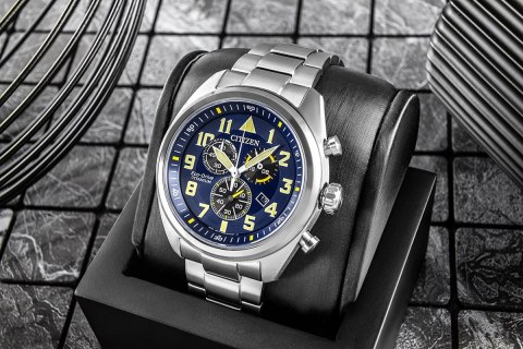 Zegarek Męski CITIZEN Super Titanium Eco-Drive AT2480-81L + BOX