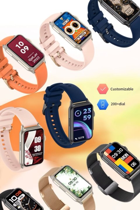 Smartwatch Damski RUBICON RNCF06 Black SMARUB222