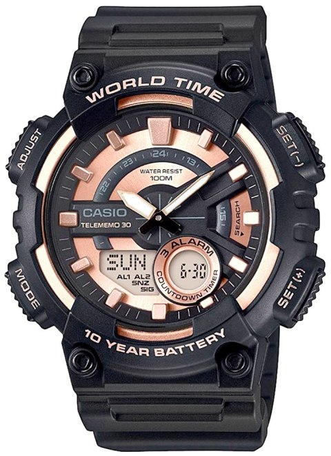 Zegarek Męski CASIO Gerton AEQ-110W-1A3VDF + BOX