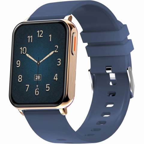 Smartwatch Gravity Różowe Złoto Granatowy 2 Paski GT17-2