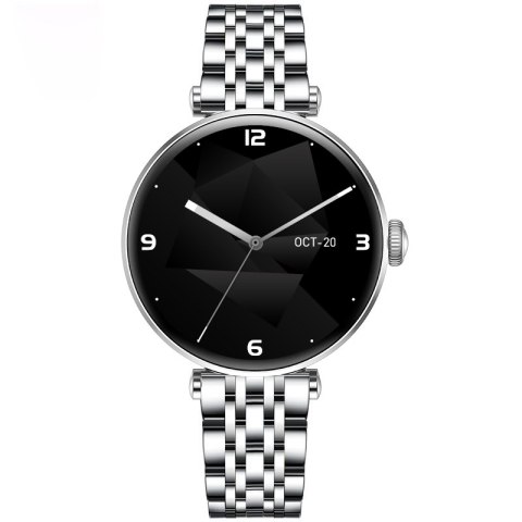 Smartwatch Gravity Srebrno Czarny 2 Paski GT26-9