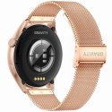 Smartwatch Gravity Różowe Złoto Pasek + Bransoleta GT11-8