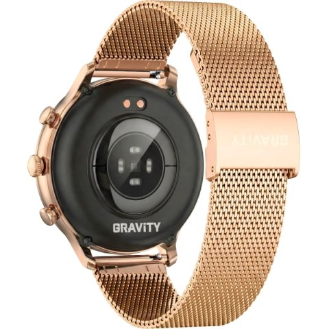 Smartwatch Gravity Różowe Złoto Pasek i Bransoleta GT5-5