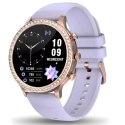 Smartwatch Gravity Różowe Złoto Pasek i Bransoleta GT5-7