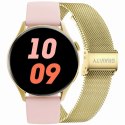 Smartwatch Gravity Złoty Pasek + Bransoleta GT11-3