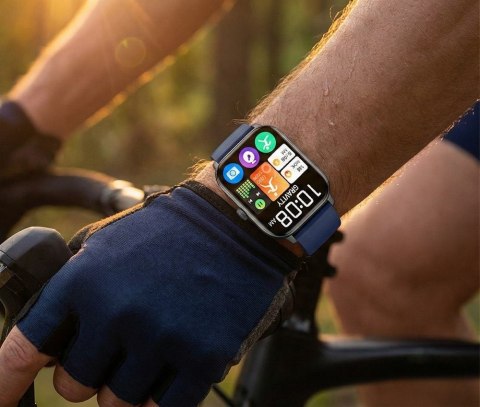 Smartwatch Gravity Czarny Niebieski GT36-6