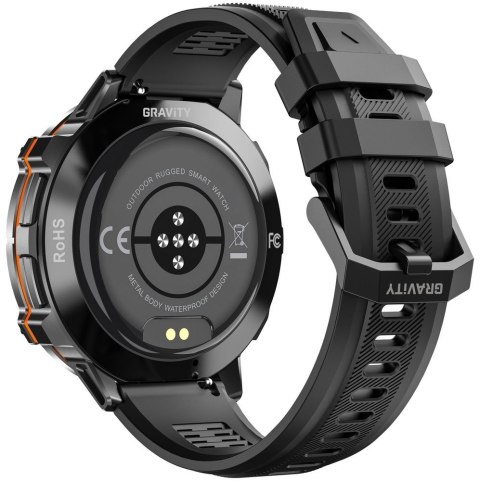 Smartwatch Gravity Czarny Pasek + Bransoleta GT42-1