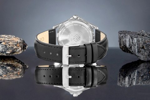 Zegarek Męski Giewont Elegance Sapphire Czarny GW5160-A2